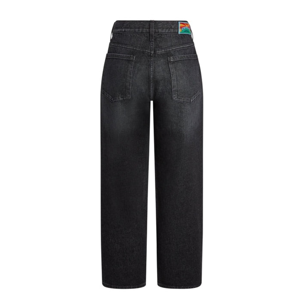 AG Daily Blue Wide Leg Barrel Jeans Mantra Black Jeans - Picture 3 of 13